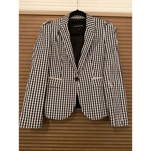 Gingham (Black/White) Blazer